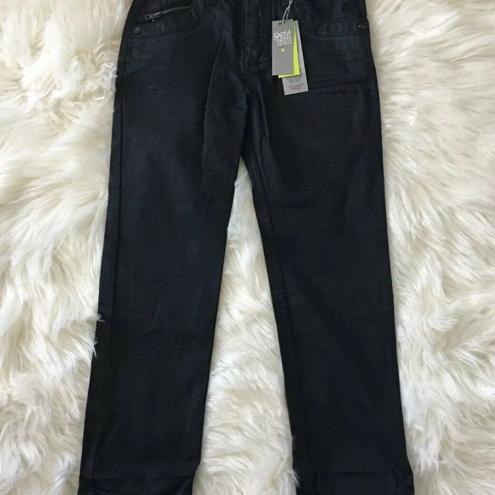 Petit Lem Boys Pants Black Casual Pockets